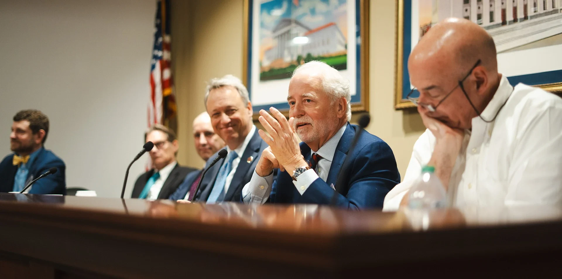 Attorney Rob McKinney participating in a legal panel discussion in Nashville